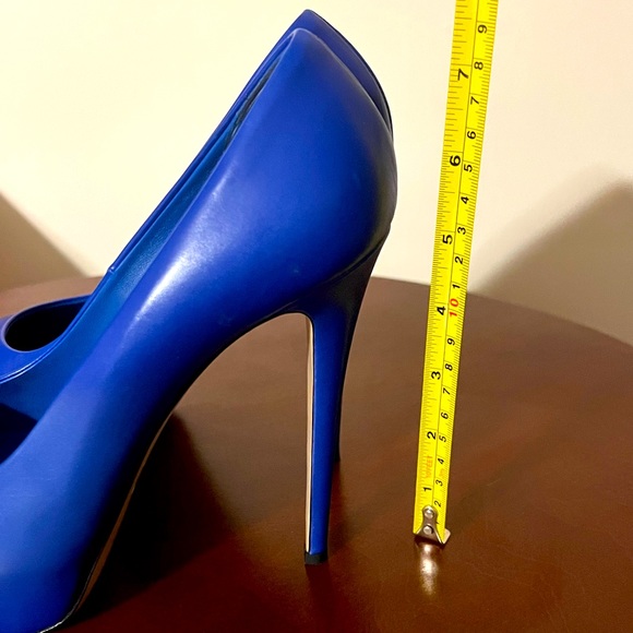 Le SILLA. Royal blue pump, soft leather. Size IT39/ US8, spike heel. - Picture 10 of 12